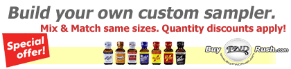 Mix and match bottles of the same size to create your very own custom sampler pack. All quantity discounts will apply to your order!